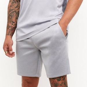 Ropa de verano para hombres, venta al por mayor, conjuntos gemelos de alta calidad para hombres, ropa de calle personalizada, camiseta de poliéster de Color gris para hombres y conjuntos cortos - Product Image 4