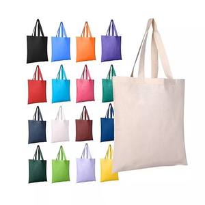 Sac fourre-tout en toile de coton durable imprimé sur mesure |   Sac de plage promotionnel personnalisé, écologique, réutilisable, avec ruban et fermeture éclair - Product Image 5