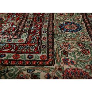 Alfombra de Seda Gulmarg Pae-5236 Anudada a Mano, 9x12, con Patrón de Medallón Verde, para el Hogar, Sala de Estar, Adolescentes, Estilo Tabriz Hecha a Mano - Product Image 3