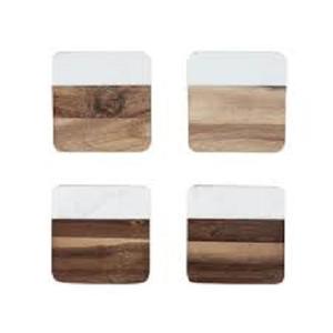 Sous-verres en résine de bois de manguier de Style classique de haute qualité - Product Image 2