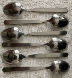 Ensemble de couverts minimalistes finis argent couverts durables pour décor de table de cuisine moderne et usage professionnel d'Inde - Product Image 6