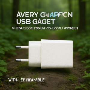Caricatore USB Ecosostenibile Avery in Fibra di Grano con Caratteristiche Ecologiche - Product Image 3