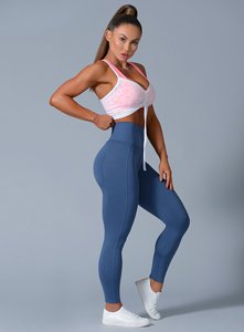 Fitness usa legging deportivo para mujeres legging de entrenamiento de gimnasio estirable legging mujeres leggings de levantamiento de glúteos en precio al por mayor - Product Image 2
