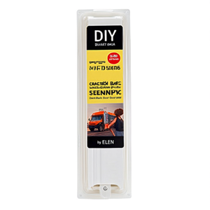 DIY 0680 ตัวกั้นลม 5 ม. สำหรับงานกัดแต่ง PVC สีดำ ตัวกั้นประตู ยี่ห้อ ELLEN - Product Image 3