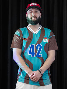 Camiseta de fútbol con diseño de letras personalizadas de algodón personalizado, camisetas de fútbol sueltas transpirables de talla grande con logotipo y Letras a rayas - Product Image 4