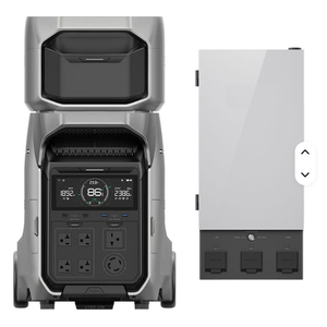 Home Battery Backup Portable Power Station 4096 Wh (4.096 kWh) expansion smart-home-<b>panel</b>-2-kit-63 <b>solar</b> <b>generator</b> Ready To Ship - Product Image 1