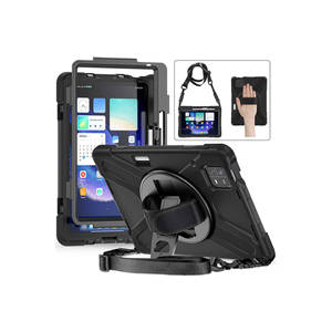 Étui en silicone pour tablette Netzy Pad 6 Defender, coque arrière antichoc pour Xiaomi Pad 6, étui de protection pour clavier en noir - Product Image 3