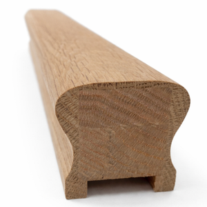 Main courante en bois en gros, chêne blanc, longueur 3600 mm, rainure 41 mm, antidérapante, sécurité pour personnes âgées et enfants, pièces de garde-corps pour escalier - Product Image 1