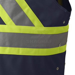 Custom Logo High Visibility <b>Work</b> Wear Vests For Sale Cheap Customized Security Vest - Product Image 5