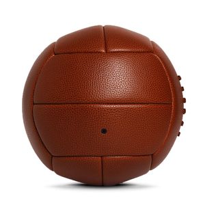 Pallone da calcio in pelle sintetica antico vecchio stile retrò per regalo, espositore promozionale o Vintage sport da collezione - Product Image 2