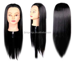 Tête de Mannequin Perruque Modèle, Tête d'Apprentissage Coiffure, Modèle de Coupe de Cheveux, Tête d'Entraînement pour Tressage et Maquillage - Product Image 5