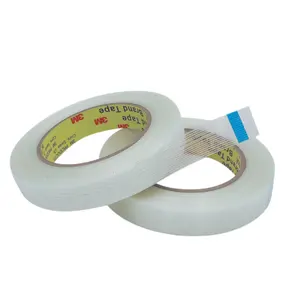 Factory Wholesale High Viscosity Fiber Glass Strapping Adhesive Packaging Bi-directional Filament Tape For Heavy Duty Packaging