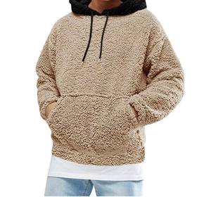 Meilleure vente 100% coton hiver polaire sweats à capuche pour femmes grande taille personnalisé avant respirant basiques couleur unie uni teint chaud - Product Image 1