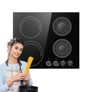 Giá tốt 4 Burner Glass Bếp gas 4 Burner Bếp cảm ứng giá bán buôn gas HOB đung - Product Image 5