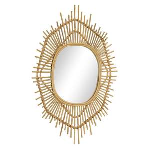 กระจกติดผนังในห้องน้ำทำจากหวายธรรมชาติเหมาะสำหรับตกแต่งผนังอย่างมีสไตล์คุณภาพสูง - Product Image 5