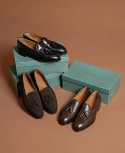 Mocasín de conducción de cuero con borlas, cómodo, transpirable, Primavera, plantilla de PU, zapatos de hombre Premium, zapatos perfectos para todos los días, suela alta - Product Image 1