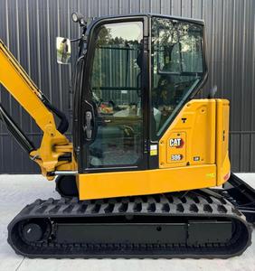 ENVÍO GRATUITO Miniexcavadora CAT 306 CR con Motor Diésel de 52 HP, Calefacción/aire Acondicionado/Radio, Cucharón de 24 Pulgadas, Aprobado por la EPA y la CE, Pulgar Hidráulico, PLC - Product Image 6