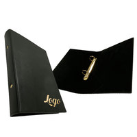 Personnalisation de menu en faux cuir promotionnel avec logo personnalisé