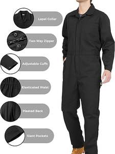 Customized Fire Resistant Workwear Featuring <b>Boiler</b> <b>Suits</b> Industrial Safety Uniforms Flame-retardant FR Coveralls and Jumpsuits - Product Image 3