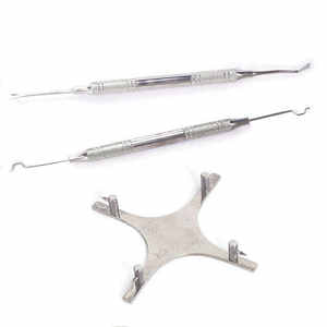 Juego de Instrumentos Dentales de Ortodoncia Básicos de Alta Calidad de 18 Piezas, Manual, Certificado CE, Acero Inoxidable, Kit Quirúrgico MEDZORA SURGICAL - Product Image 4