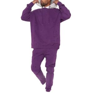 Nouveaux survêtements décontractés pour hommes, personnalisés, en molleton 100% coton, respirants, avec logo personnalisé, sweat-shirts et sweats à capuche pour hommes - Product Image 1