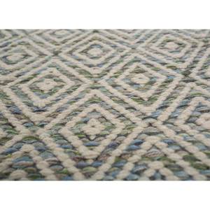 พรมขนสัตว์ผสมวิสโคสสีน้ำเงินลายเรขาคณิตขนาดใหญ่ สำหรับห้องนั่งเล่น ห้องนอน ทางเดินในบ้าน-ADWV-13047 - Product Image 3