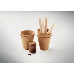 Kit de culture de fleurs écologiques avec outils promotionnels - Product Image 1