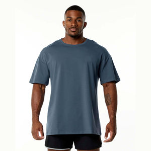 Camiseta de Verano para Hombre de Diseño de Lujo, Vintage, Personalizada, Informal, con Hombros Caídos, Estampado Sencillo, 100% Algodón, Corte Holgado, Stock Americano - Product Image 1