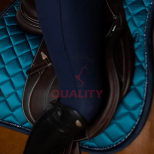 Conception durable matelassée en tissu respirant professionnel pour le confort et la performance des tapis de selle anglais doux - Product Image 5