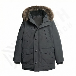 Nouvelle veste parka classique à capuche pour homme confortable 2025, parka personnalisable de qualité supérieure - Product Image 1