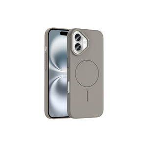 Coque en silicone Ruby compatible MagSafe pour iPhone 13 Pro-16, style givré, protection arrière spéciale pour téléphone portable - Product Image 2