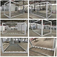 Structure principale de maison conteneur préfabriquée 20 pieds à faible coût Zhongnan pour la vente en gros