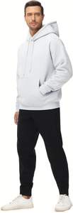 Conjunto Deportivo de 2 Piezas para Hombre, Sudadera con Capucha Extra Grande y Pantalones Deportivos, Secado Rápido, Informal, para Gimnasio y Descanso - Product Image 2