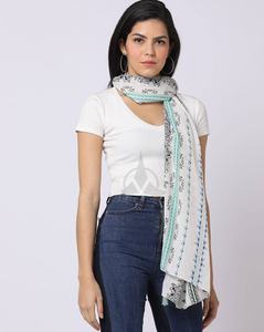 Fabricant professionnel d'écharpes et de châles en soie 100% pour femmes, séchage rapide, saison printemps, style ethnique, motif floral, qualité supérieure - Product Image 1