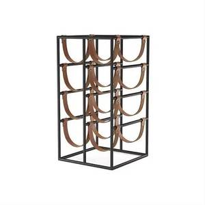 Wooden Handle <b>Black</b> Metal <b>Wine</b> Bottle <b>Rack</b> for Bar Hotel Restaurant Accessories Multiple Champagne <b>Wine</b> Bottle Holder <b>Wine</b> <b>Rack</b> - Product Image 5