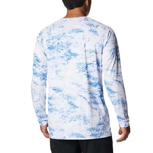Camisetas personalizadas de manga larga para hombre, ropa de pesca Anti-UV UPF 50, protección solar, impresión por sublimación, transpirable, sólido - Product Image 6