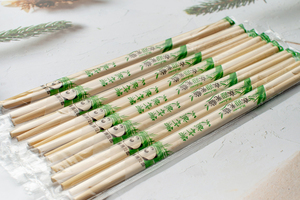 Palillos redondos de 19,5 cm de largo, palillos dobles, palillos desechables de bambú para restaurantes - Product Image 6