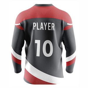Maillot de hockey sur balle personnalisé imprimé – Tissu respirant, coupe professionnelle, coutures durables, antibactérien, écologique pour le hockey sur glace - Product Image 2