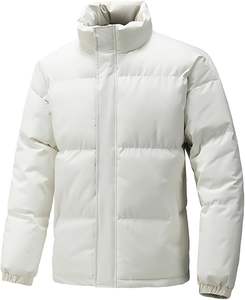 Veste matelassée chaude pour homme, manteaux d'hiver, veste isolée (sans capuche) - Product Image 3