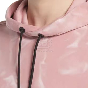 เสื้อมีฮู้ดผ้าโพลีเอสเตอร์ผ้าฝ้ายน้ำหนักเบาลายพระอาทิตย์สีทึบคอลเลกชั่นจากโรงงาน - Product Image 5