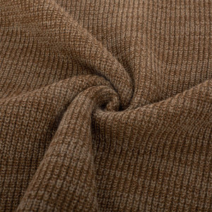 Vêtements tricots de marque personnalisée vêtements 100% tricot de coton col rond manches longues mauve tricoté pull respirant unisexe vente en gros - Product Image 5