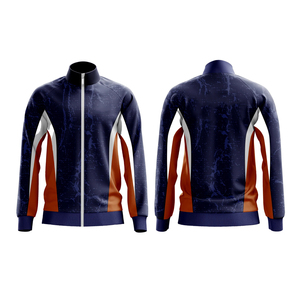 High Performance Polyester/Cotton Canvas <b>Half</b> <b>Zip</b> Pullover Sporty Coat Elastic Cuffs Sublimated Waterproof Breathable Quick Dry - Product Image 1