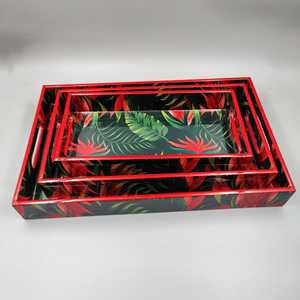 Bandeja de Servir Hecha a Mano con Incrustaciones de Hueso Personalizada, Bandeja India Hecha a Mano en Varios Colores, BANDEJA DE SERVICIO CON INCORPORACIONES DE HUESO MÁS VENDIDA, NUEVA BANDEJA DE SERVICIO CON INCORPORACIONES DE HUESO - Product Image 5