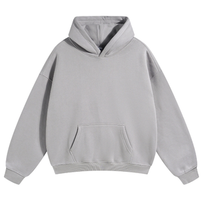 Sudadera con capucha impresa en color en blanco de algodón de alta calidad Vintage diseño de moda Streetwear pulóver con impresión Digital deportes Hip Hop - Product Image 5