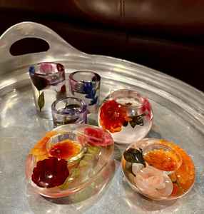 Modern Resin & <b>Wood</b> Handmade Eco-Friendly <b>Candlestick</b> <b>Holder</b> with Customized Shape for Home Decor - Product Image 4