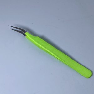 Pince à épiler pour faux cils en acier inoxydable de qualité fine droite et incurvée - Product Image 5