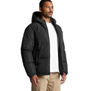 Veste d'hiver décontractée pour homme, style streetwear, fermeture éclair sur le devant, taille personnalisée, grande taille, en gros, rembourrage en coton - Product Image 4