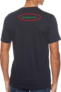 เสื้อยืดตัวใหญ่ของผู้ชายทรงสูงขนาดใหญ่เสื้อยืดผ้ายืดทรงหลวมโลโก้แบบกำหนดเอง - Product Image 5