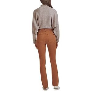 Jeans JEN7 da Donna Marroni in Sateen, Gamba Dritta Slim, Taglie 0-2XL, Lavabili e Traspiranti, con Decorazione a Bottoni, Lunghezza Regolare - Product Image 2