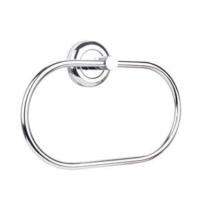 Anillo para Toallas Redondo de Acero Inoxidable Negro, Pinzas para Ropa, Soporte para Toallas de Mano para Baño, Montado en la Pared - Product Image 5